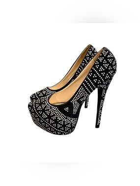 Shi By JOURNEYS Women’s Full Bead Studded Hidden Platform Stiletto Heels